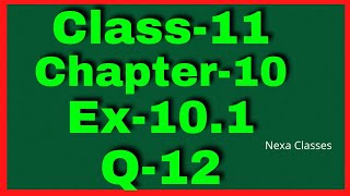 Ex101 Q12 Class 11  Straight Lines  NCERT Math [upl. by Kubiak]