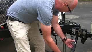 How to unhitch a travel trailer [upl. by Akoek]