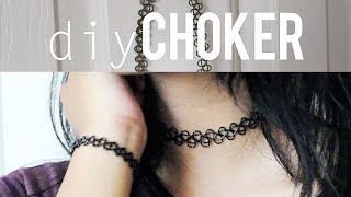 DIY Tattoo Choker [upl. by Alexa]