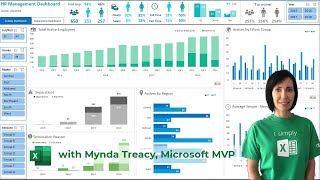 Interactive Excel HR Dashboard  FREE Download [upl. by Emmerich443]