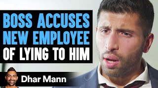 Boss Accuses New Employee Of Lying To Him  Dhar Mann [upl. by Lehet865]