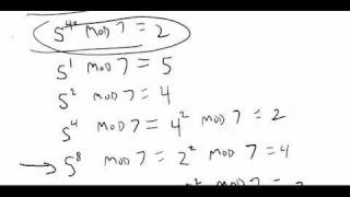 Discrete Math Modular Exponentiation [upl. by Leopoldine432]