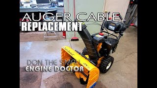 HOWTO Install An Auger Cable On Your Snowblower [upl. by Ihteerp]