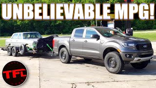 I Drove a Lifted Ford Ranger Over 1500 MILES with a Trailer and You Wont Believe the MPG [upl. by Kcinomod974]