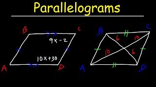 Parallelograms  Geometry [upl. by Laeno]