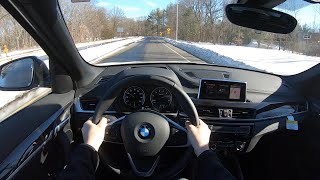 2021 BMW X1 POV Test Drive and Thoughts [upl. by Eustazio]