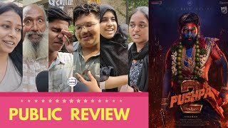 Pushpa 2 PUBLIC REVIEW  First Day First Show  Allu Arjun  Hindi [upl. by Tnarg]