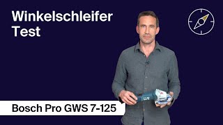 Winkelschleifer Test Bosch Professional GWS 17125– FAZ Kaufkompass [upl. by Selrac]