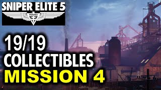 Mission 4 War Factory All 19 Collectibles Location Guide  Sniper Elite 5 [upl. by Jacobah]