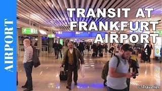 TRANSIT WALK AT FRANKFURT Airport FRA Terminal 1  Connection Flight Transfer Arriving amp Departing [upl. by Pascal]