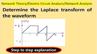 Laplace transform of given waveform [upl. by Amimej]