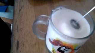 Aerolatte Review Frothing Cold Milk In Under 1 Minute [upl. by Vod789]