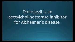 How to pronounce donepezil Aricept Memorizing Pharmacology Flashcard [upl. by Otineb]