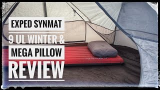 Exped synmat 9 UL amp Mega pillow Comfort Review [upl. by Annasus121]